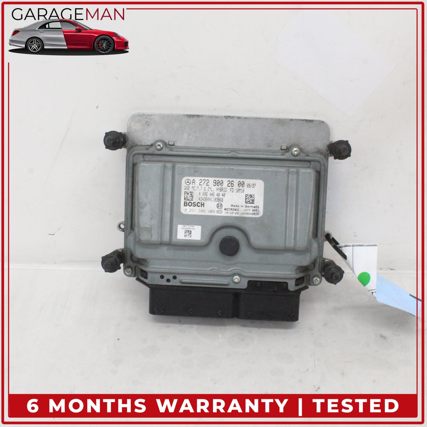 2010-2013 Mercedes W221 S400 Hybrid Engine Control Module ECU ECM 2729002600 OEM