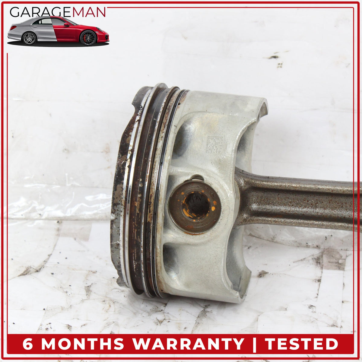 2008-2014 BMW 650i 550i X5 X6 4.4L V8 N63 Engine Motor Piston w/ Rod 7843237 OEM