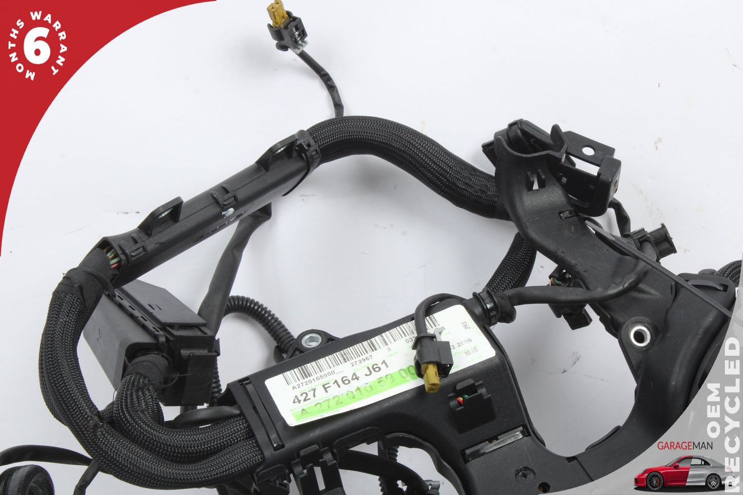 2010-2013 Mercedes W221 S400 Hybrid Engine Wiring Harness w/ Ignition Coils OEM