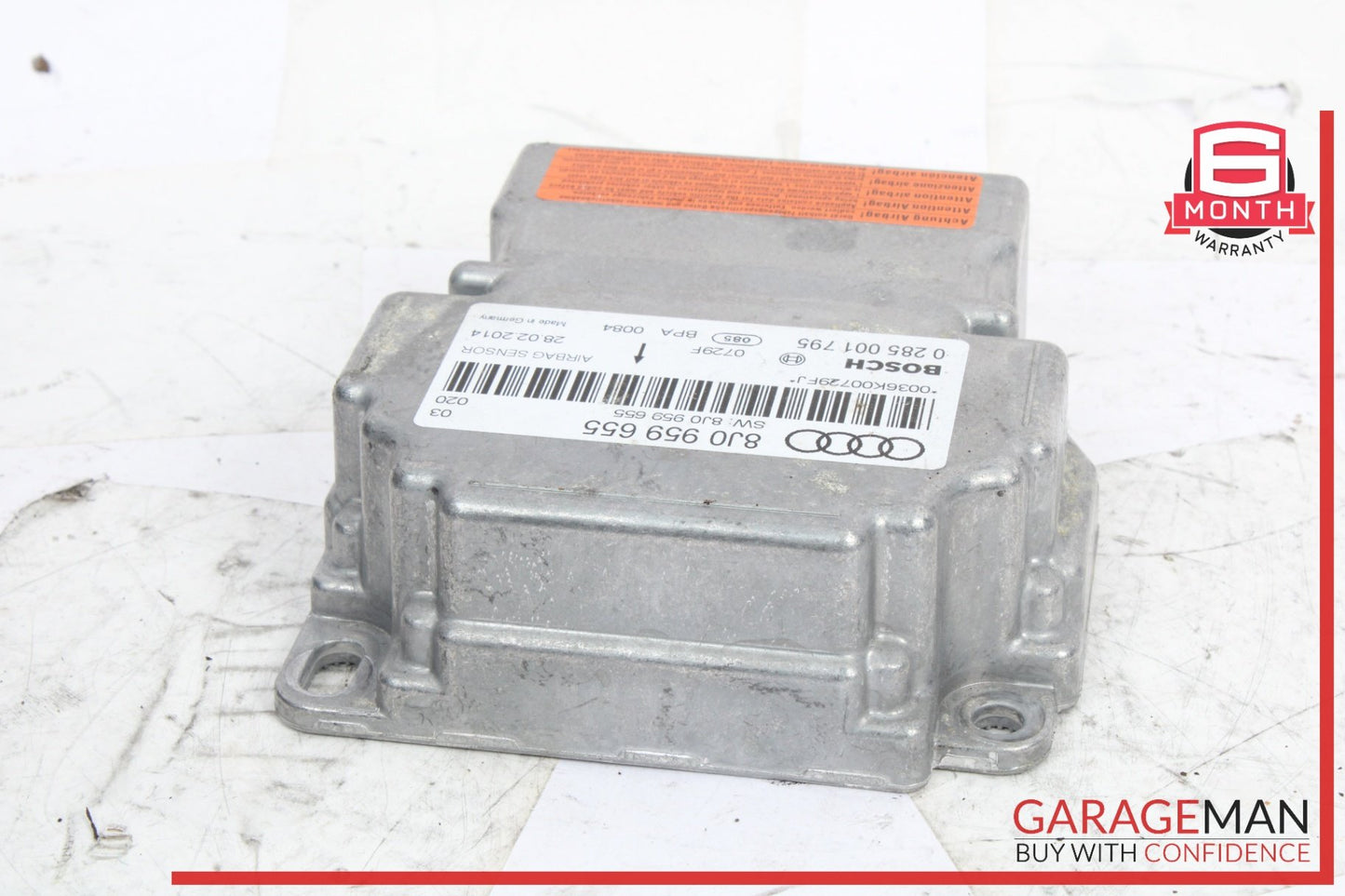 2008-2015 Audi TT 8J Airbag Air Bag Sensor SRS Control Module 8J0959655 OEM