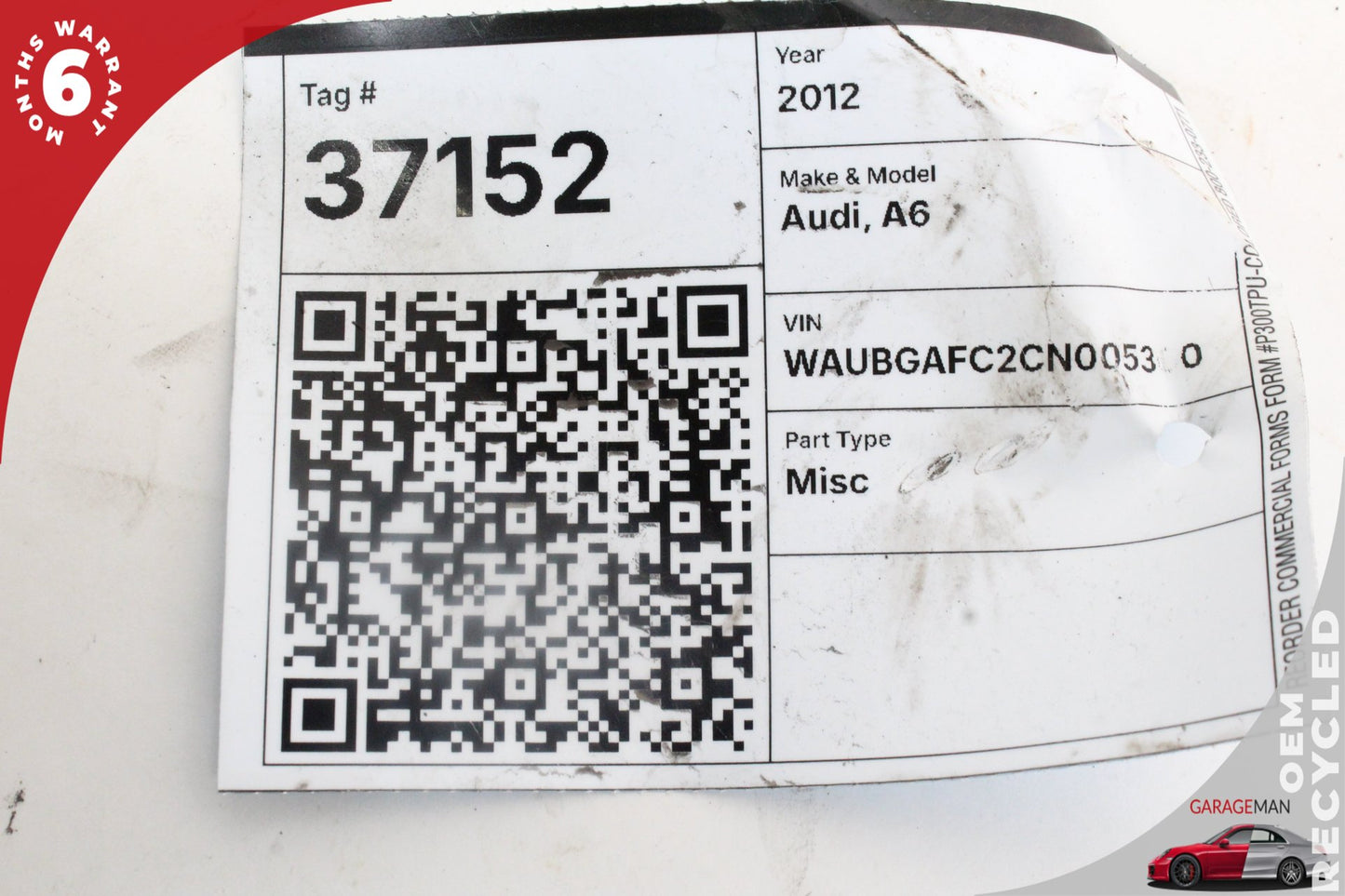 2012-2018 Audi A6 C7 Sedan AC A/C Air Conditioning Compressor 4G0260805 OEM