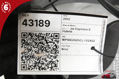 2011-2018 Porsche Cayenne S Hybrid 92A SUV Engine Radiator Cooling Fan Motor Assembly 7P0121203E