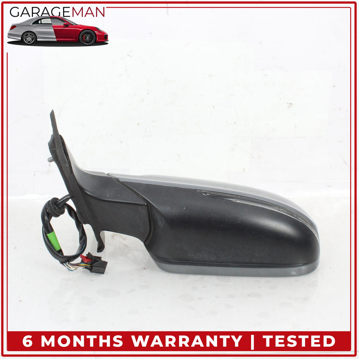 2010-2016 Audi A4 S4 Front Left Driver Side Door Rear View Mirror Gray OEM