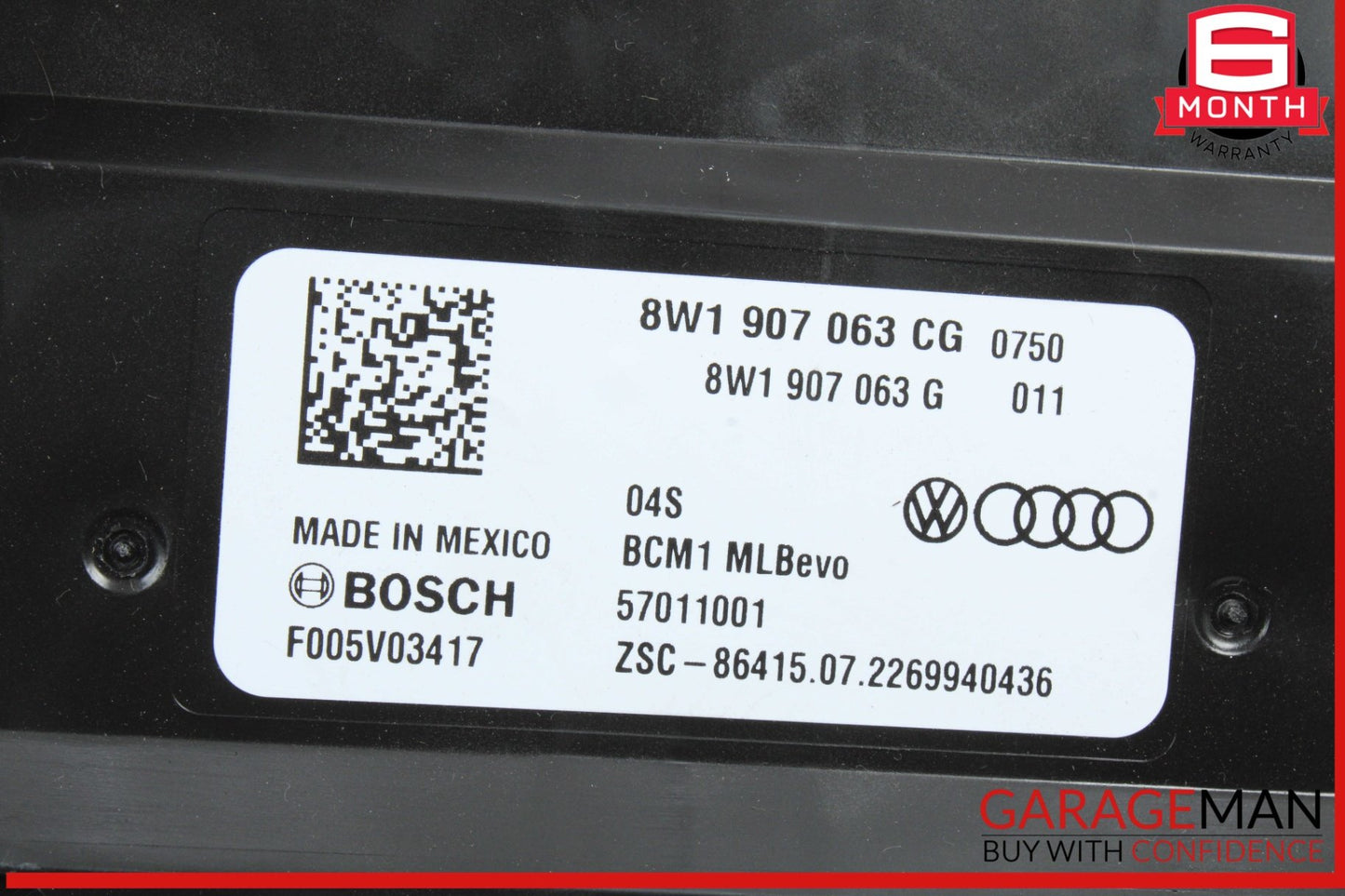 2018-2025 Audi Q5 SQ5 Onboard Power Supply Control Module Unit 8W1907063CG OEM