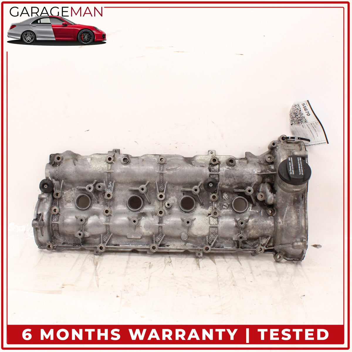 2007-2012 Mercedes W221 S550 Right Side Cylinder Head Valve Cover 2730160105 OEM