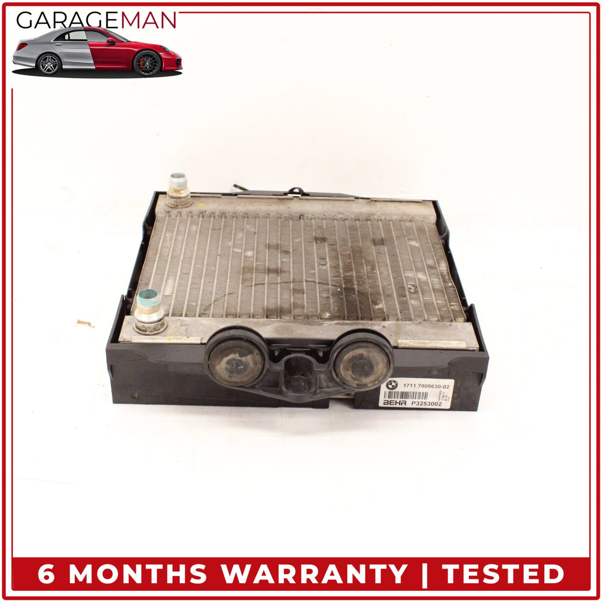 2012-2019 BMW 650i F13 RWD Left Driver Side Auxiliary Radiator 7805630 OEM