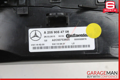 2015-2019 Mercedes-Benz C300 W205 A/C Heater Climate Control Switch OEM