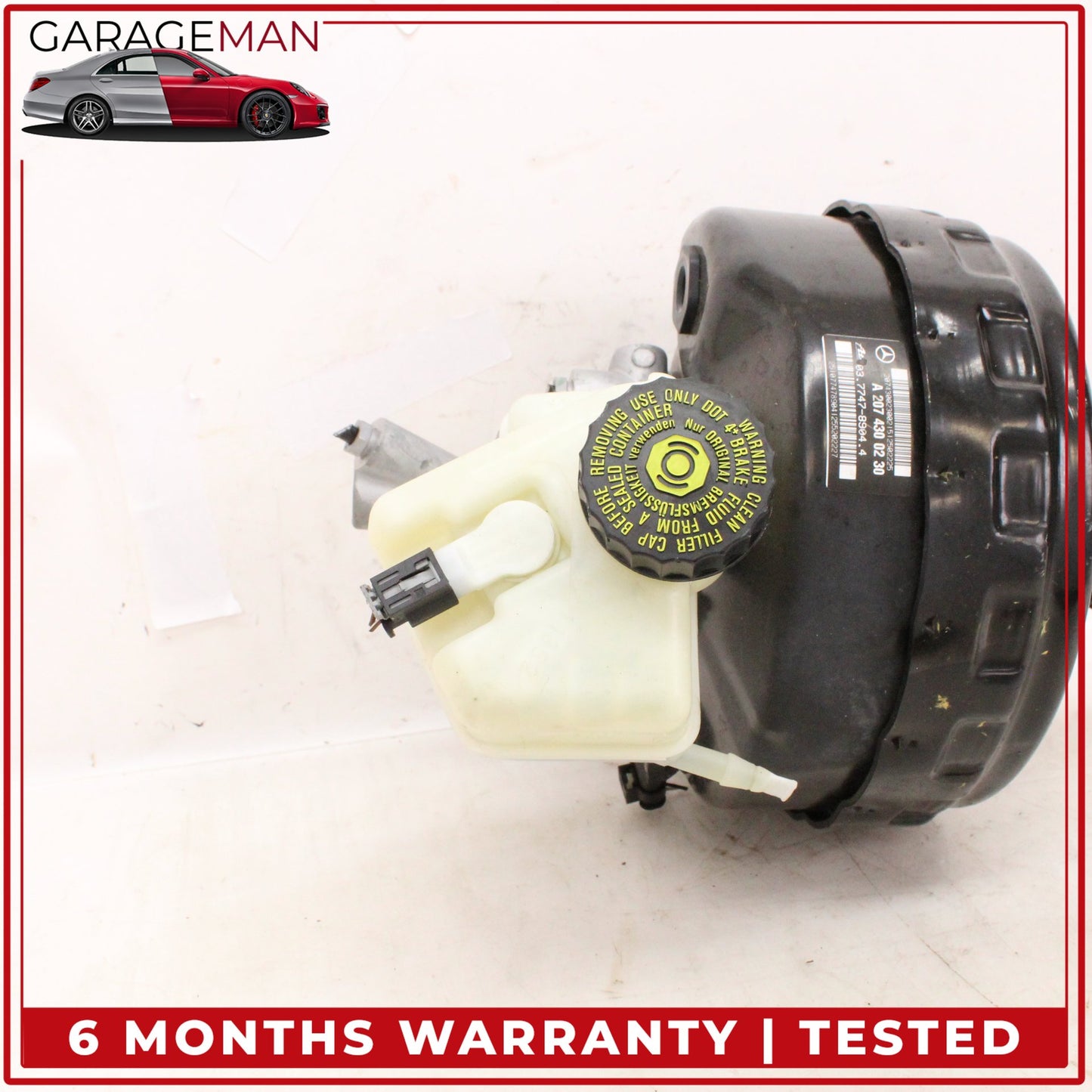 2014-2017 Mercedes C207 E400 Coupe Power Brake Booster Master Cylinder OEM