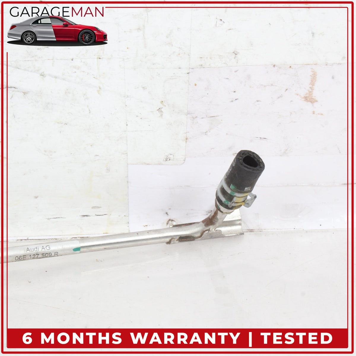 2007-2015 Audi Q7 4L 3.0L High Pressure Fuel Gas Line Pipe Hose 06E127509R OEM