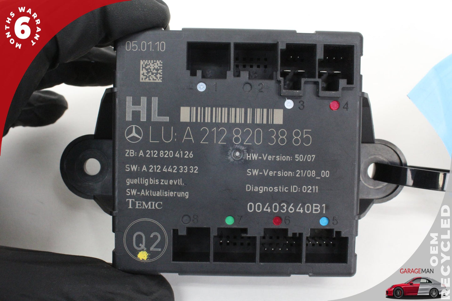 2008-2018 Mercedes W204 C300 Rear Left Side Door Control Module 2128203885 OEM