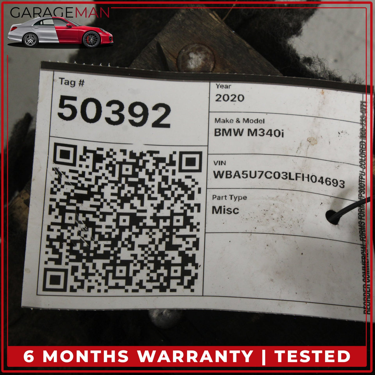 2020-2024 BMW M340i M440i G20 G22 RWD Rear Diff Differential Axle Carrier OEM