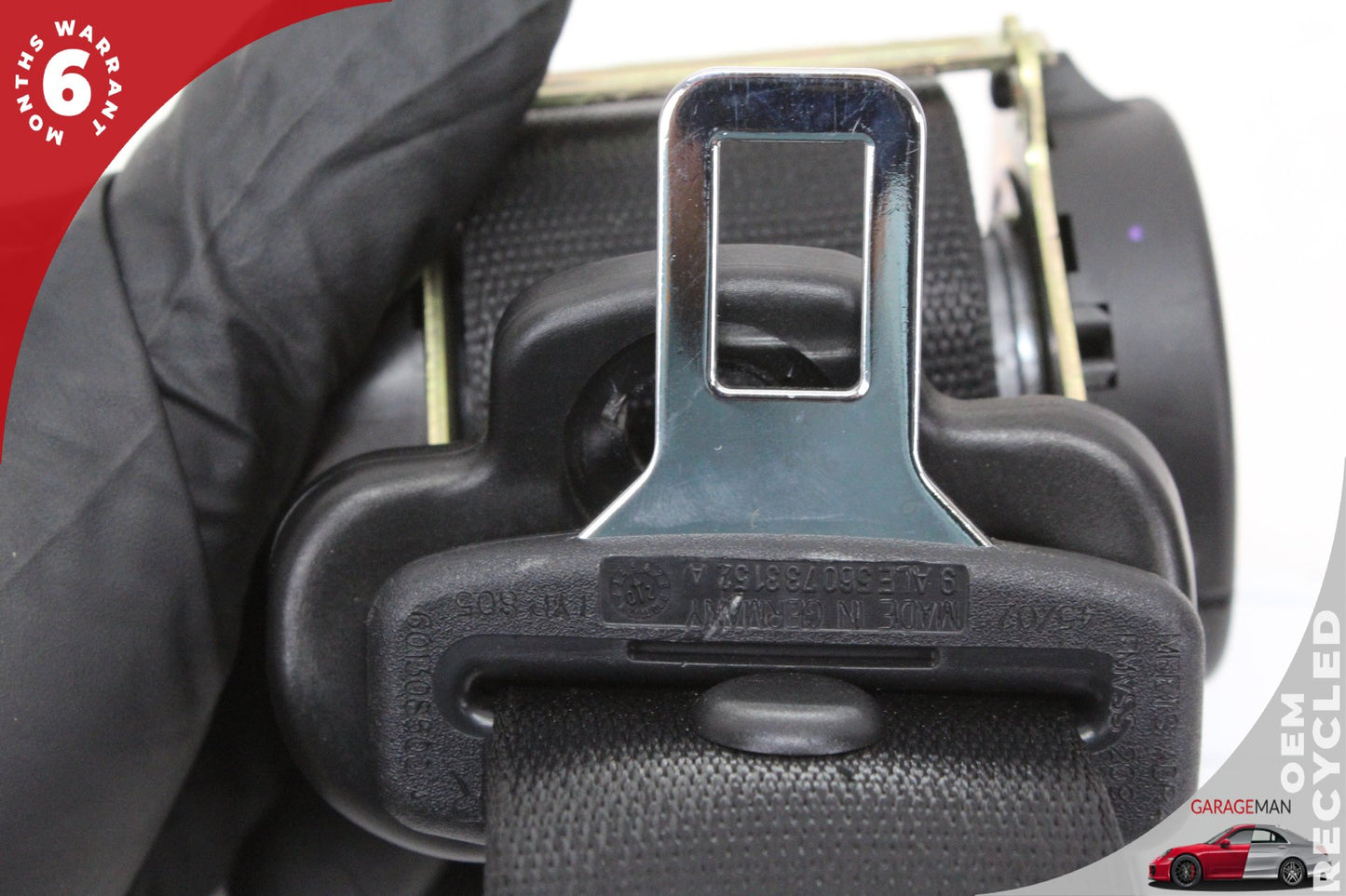 1999-2005 Porsche 911 996 Coupe Right Rear Passenger Side Seat Belt 601385200 OEM