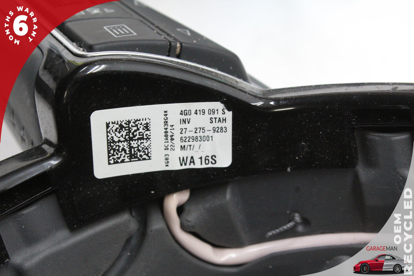 12-18 Audi A6 C7 Sedan Sport Flat Bottom Steering Wheel w/ Paddle Shifters