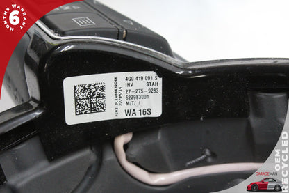 12-18 Audi A6 C7 Sedan Sport Flat Bottom Steering Wheel w/ Paddle Shifters