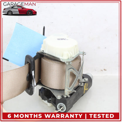 2010-2016 Porsche Panamera 970 Rear Left or Right Side Seat Belt Beige OEM