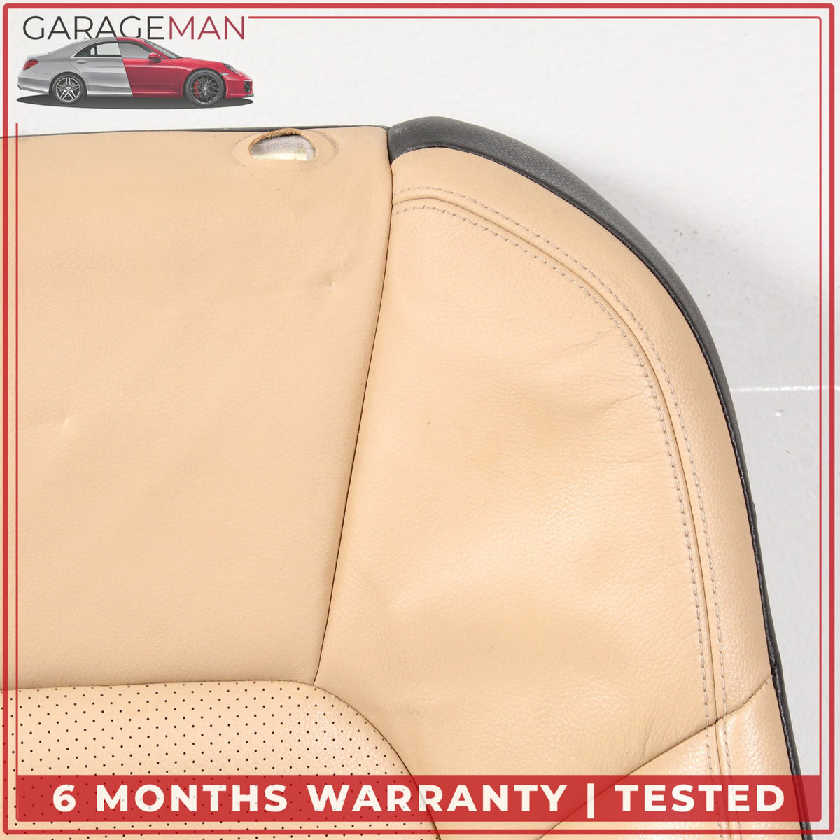2011-2018 Porsche Cayenne 958 Front Right Side Top Upper Seat Cushion Beige OEM