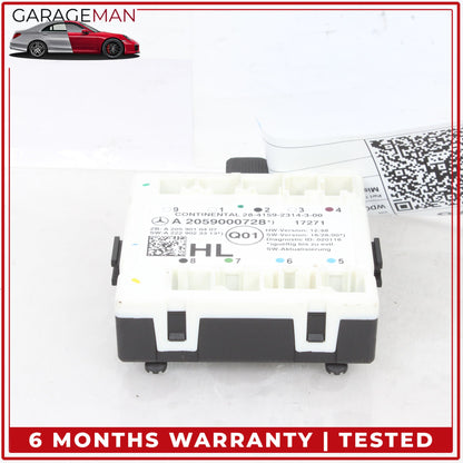 2015-2019 Mercedes X253 GLC300 Rear Left Side Door Control Module 2059000728 OEM