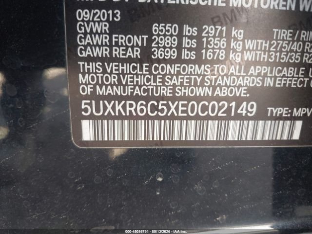 Parting Out- 2014 BMW X5 F15 xDrive50i- 183