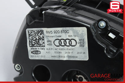 2017-2019 Audi A4 Sedan Speedometer Instrument Cluster 8W5920870C OEM