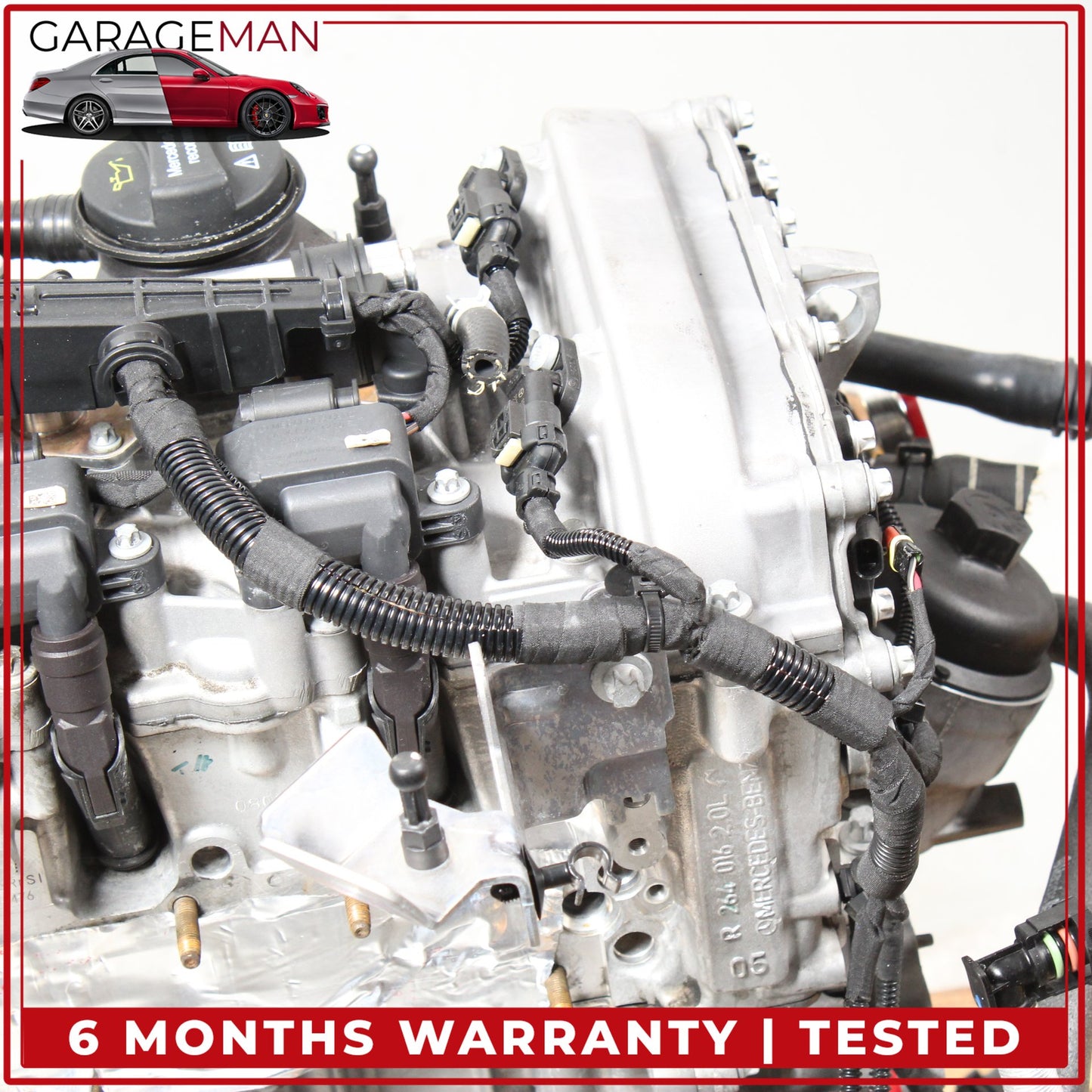 2015-2020 Mercedes-Benz C300 W205 RWD 2.0L Engine Motor 56116 Miles OEM