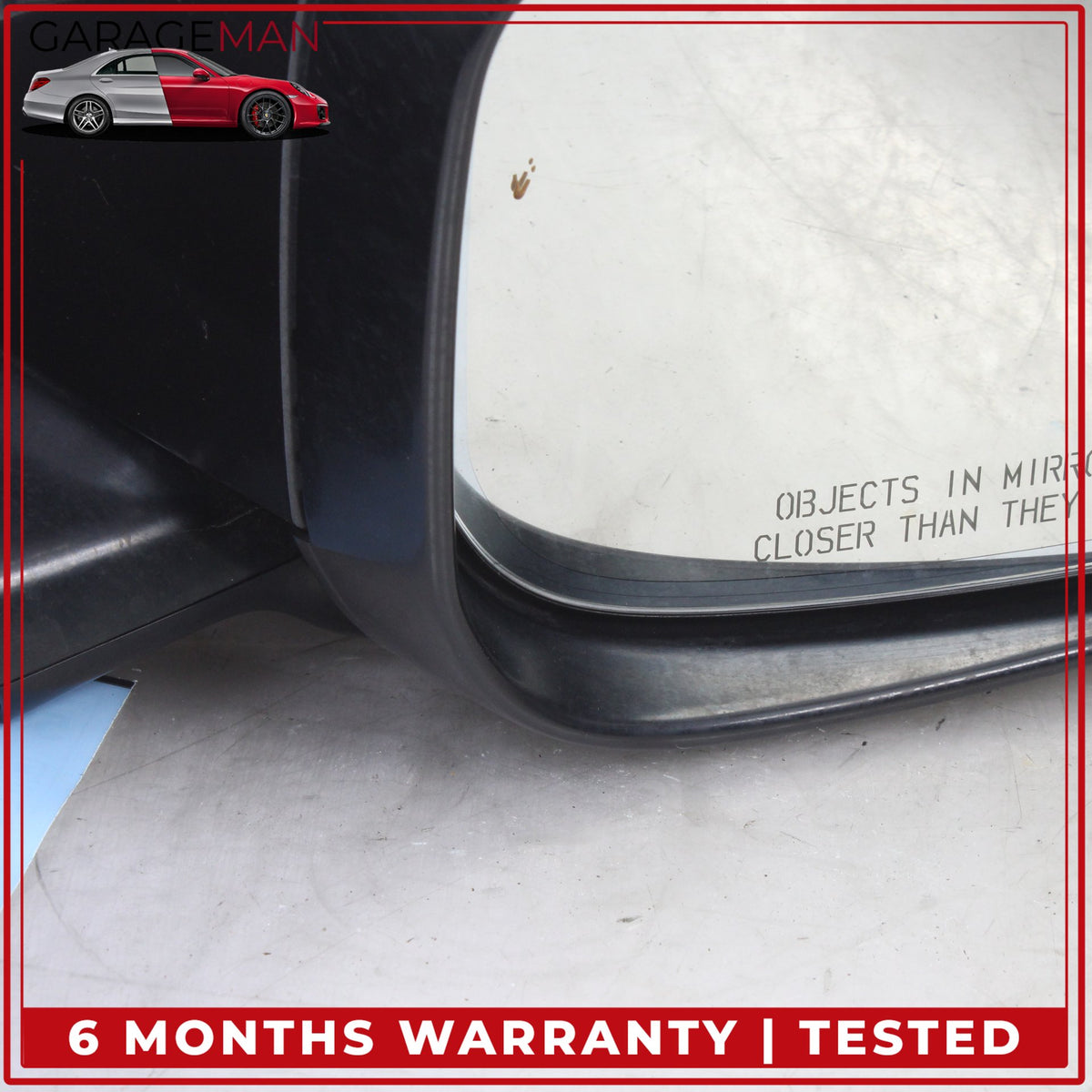 2010-2015 Jaguar XF X250 Front Right Door Rear View Mirror w/ Blind Spot OEM