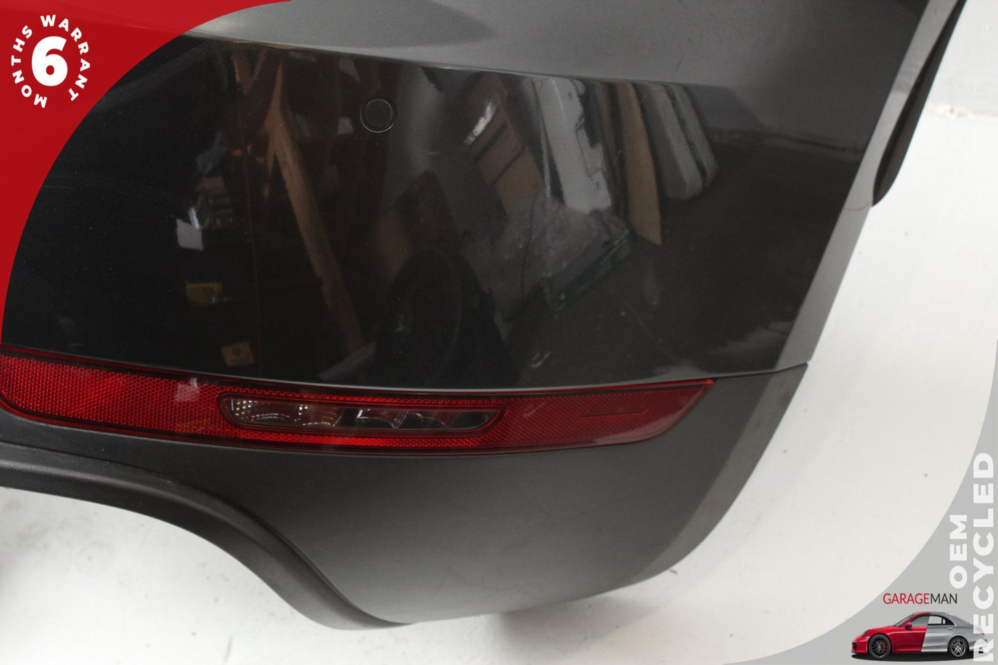 2015-2018 Porsche Macan 95B SUV Rear Bumper Cover 95B807417G Volcano Grey Metallic OEM