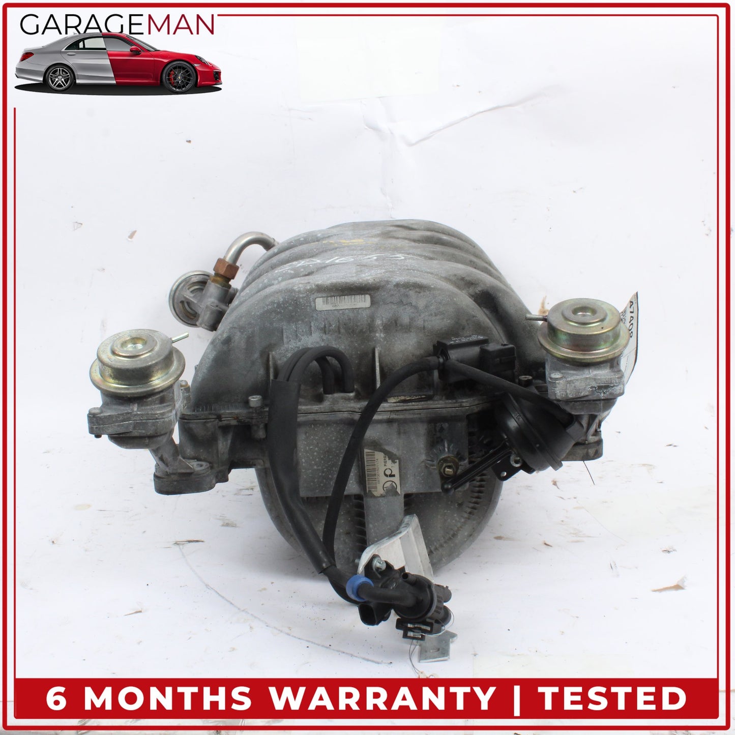 1998-2011 Mercedes W220 S430 Intake Manifold w/ Air Pump Check Valves OEM