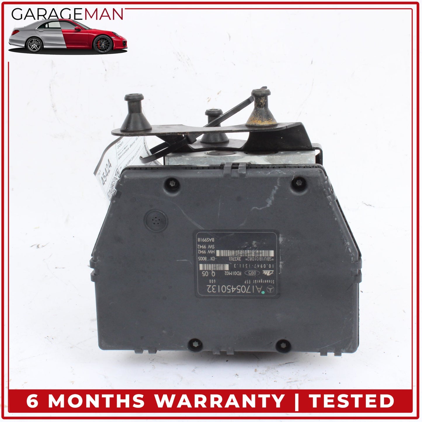 2001-2004 Mercedes-Benz SLK230 R170 Convertible ABS Anti Lock Brake Pump Module 1705450132 OEM