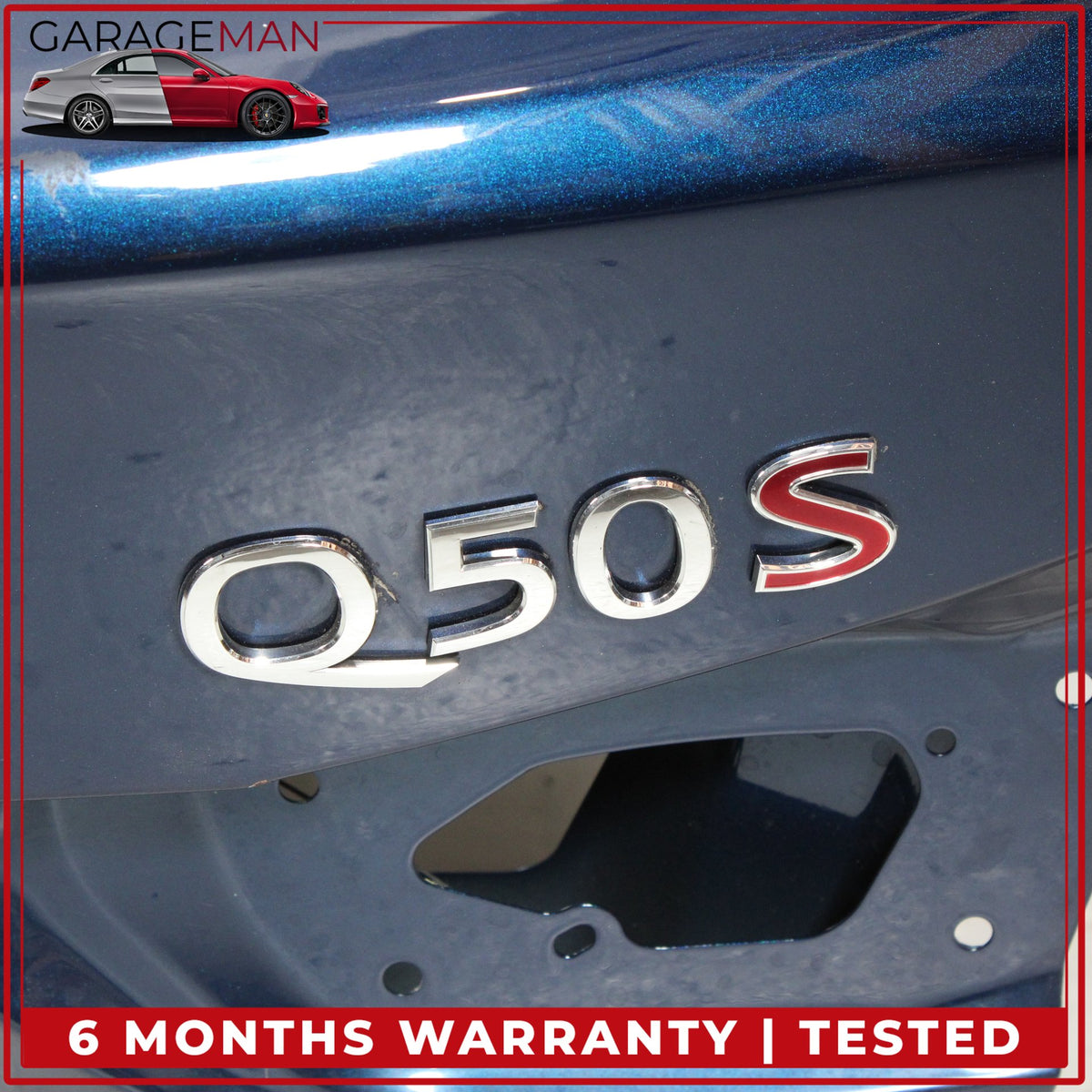 2014-2017 Infiniti Q50 V37 Sedan Trunk Lid Deck Shell H430M4HBMA OEM
