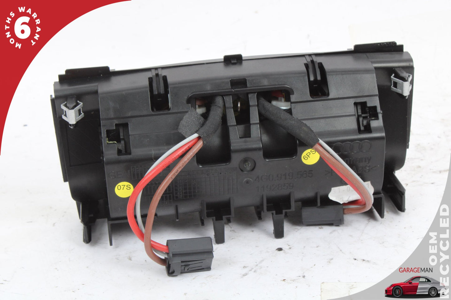 2012-2018 Audi A6 C7 Rear Center Console Outlet Socket Storage Trim 4G0919565