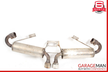 1997-2004 Porsche Boxster 986 Exhaust Mufflers Left & Right Assembly Aftermarket