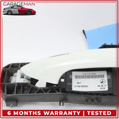 2015-2020 Mercedes X156 GLA250 Front Right Side Exterior Door Handle White OEM