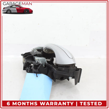 2009-2019 BMW 740i F01 Rear Left Side Exterior Door Handle Silver Metallic OEM