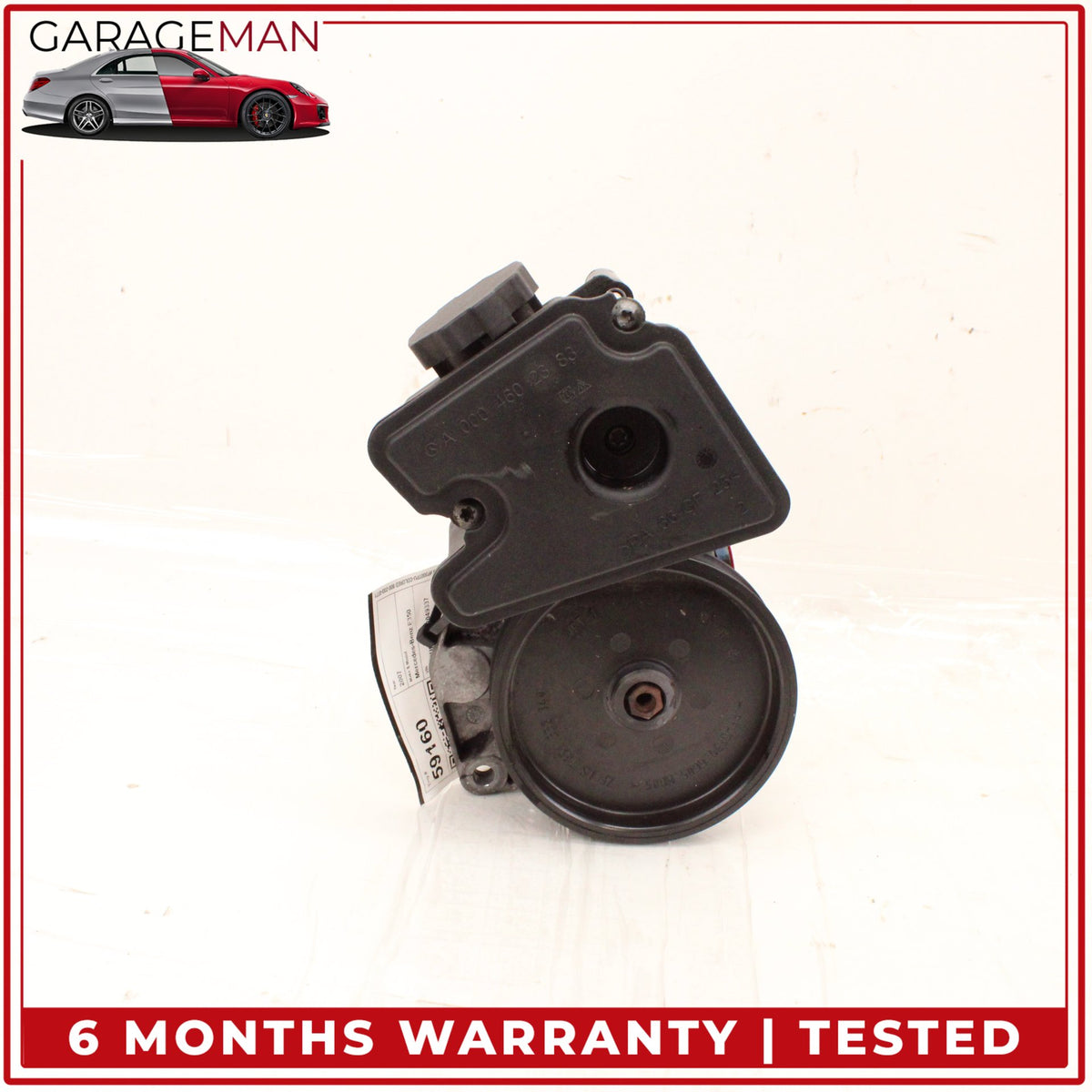 2007-2009 Mercedes W211 E350 Power Steering Pump w/ Reservoir 0004602383 OEM