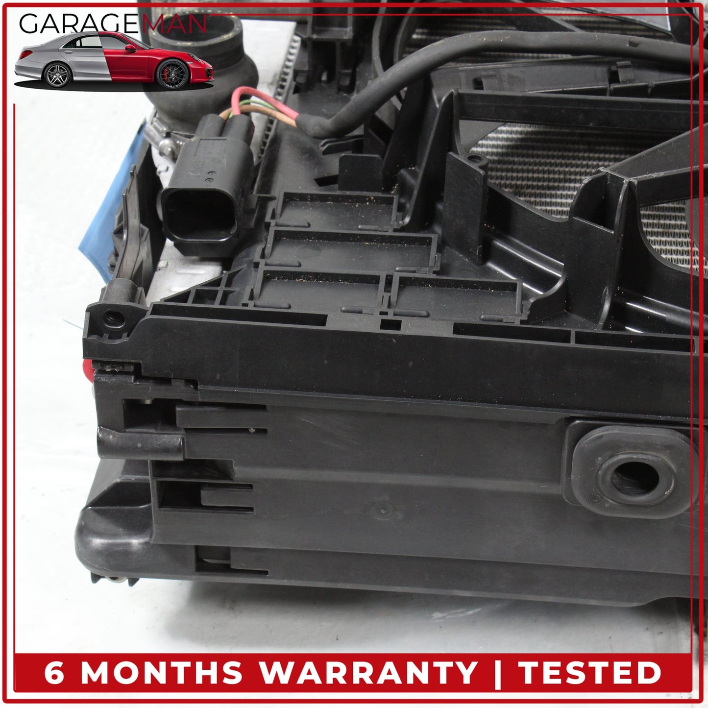 2011 BMW 528i F10 N52 Cooling Radiator w/ Fan Assembly 8669005