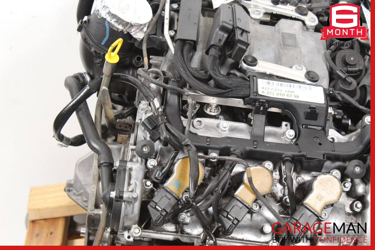 2010-2011 Mercedes-Benz W212 E350 3.5L V6 M272 Engine Motor Assembly mileage 203k