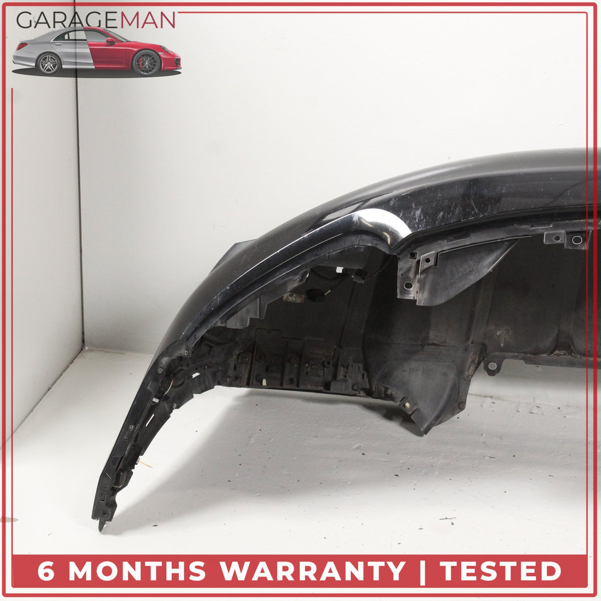 2015-2018 Porsche Cayenne 958 Front Bumper Cover Assembly Black OEM