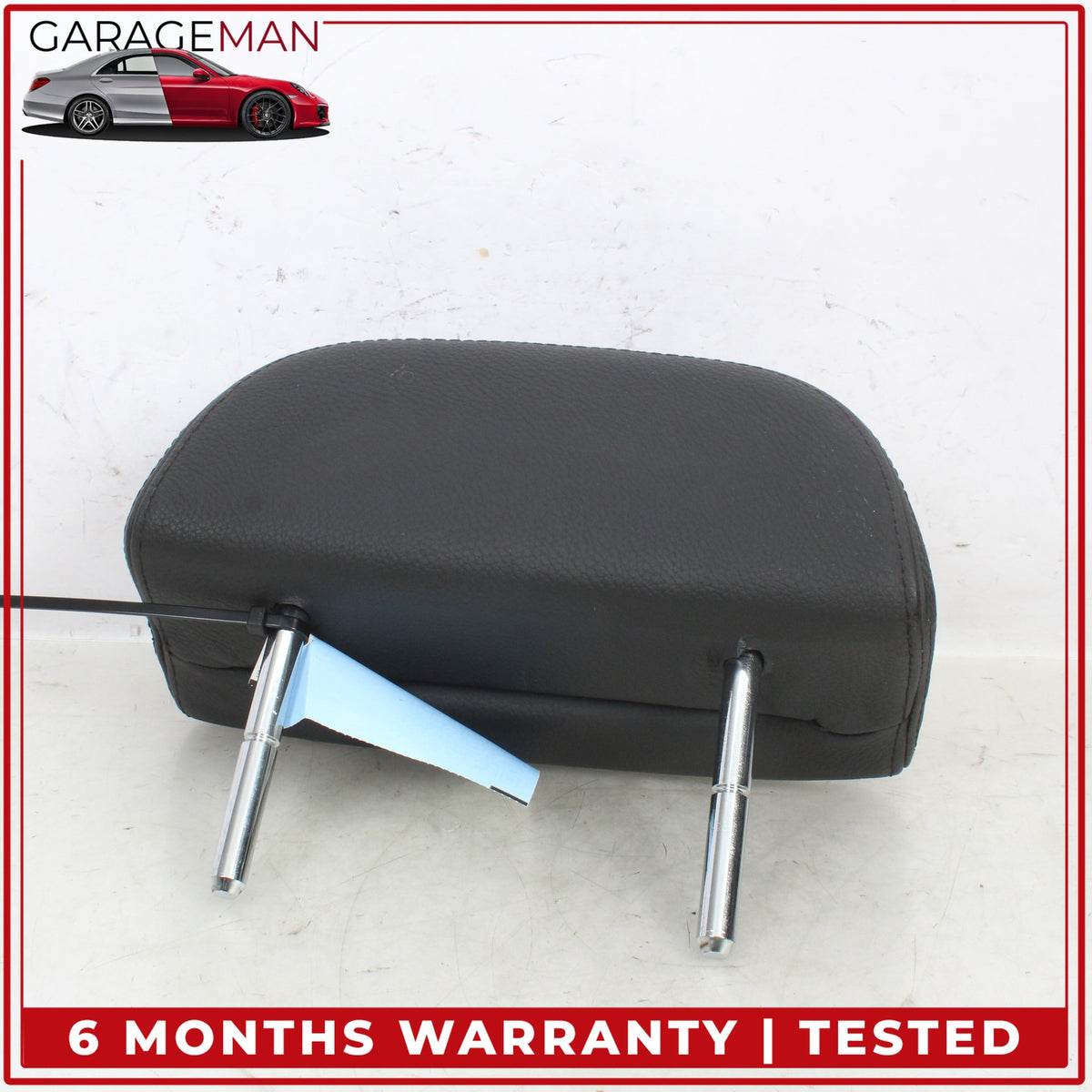 2004-2007 BMW 650i E64 RWD Rear Left & Right Headrest Set 7070423 OEM