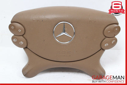 03-12 Mercedes E350 CLS500 SL500 G55 AMG Steering Wheel Airbag Air Bag Brown