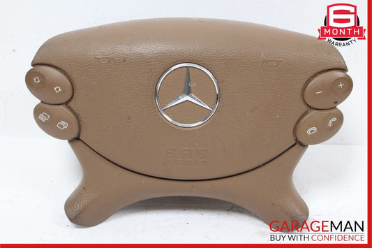 03-12 Mercedes E350 CLS500 SL500 G55 AMG Steering Wheel Airbag Air Bag Brown