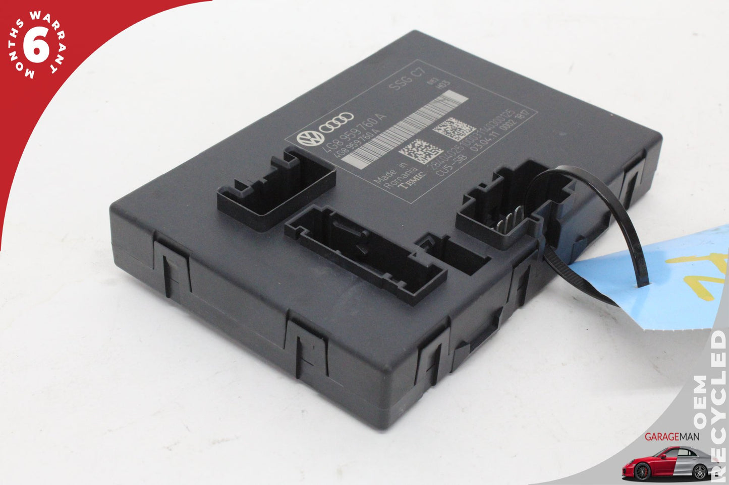 2012-2018 Audi A7 A6 Front Left Side Seat Control Module Unit 4G8959760A OEM