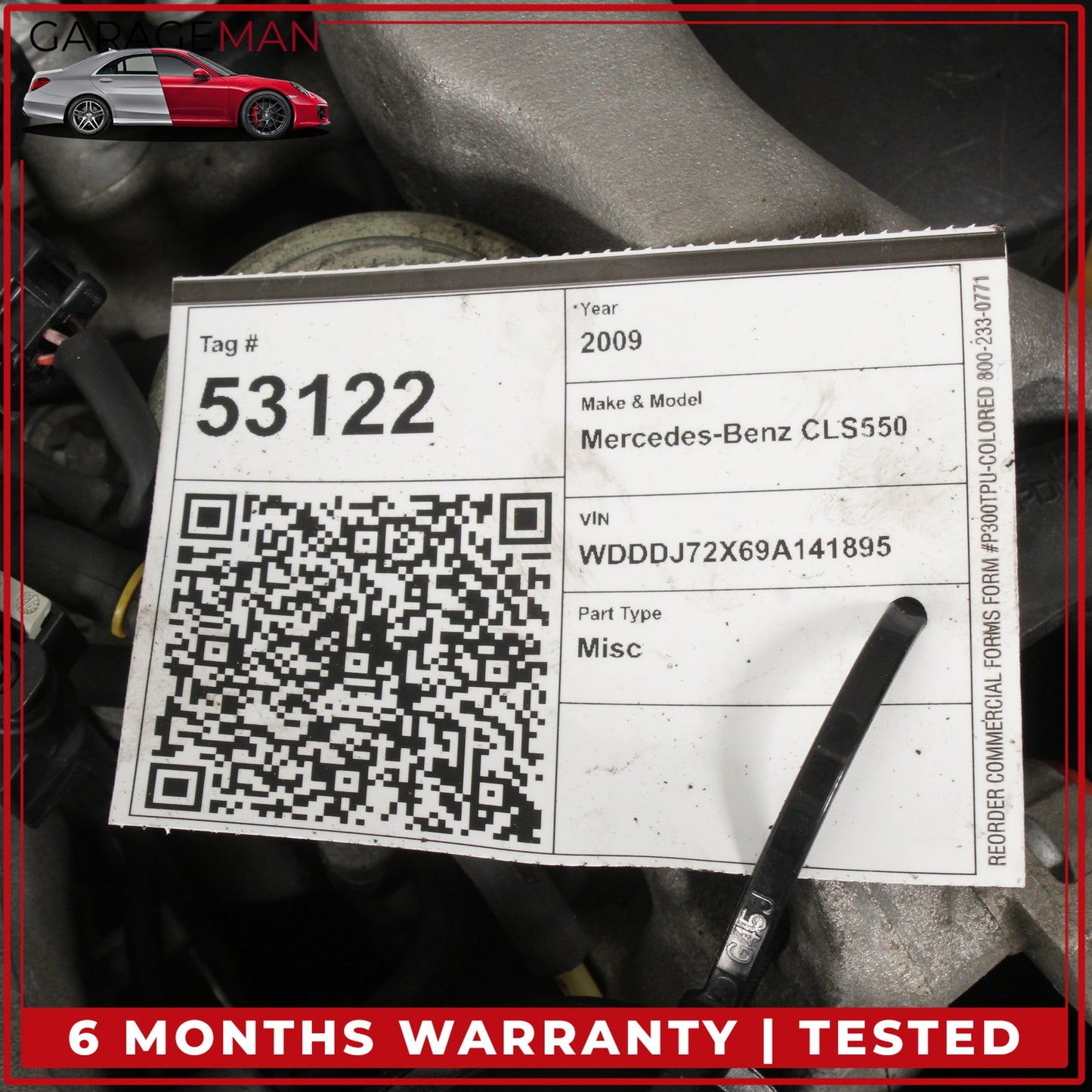 2007-2012 Mercedes W219 CLS550 Engine Motor Assembly 5.5L V8 M273 RWD OEM 99k