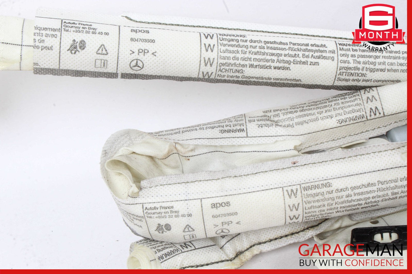 08-14 Mercedes W204 C63 AMG C300 Sedan Left Side Roof Curtain Airbag Air Bag OEM