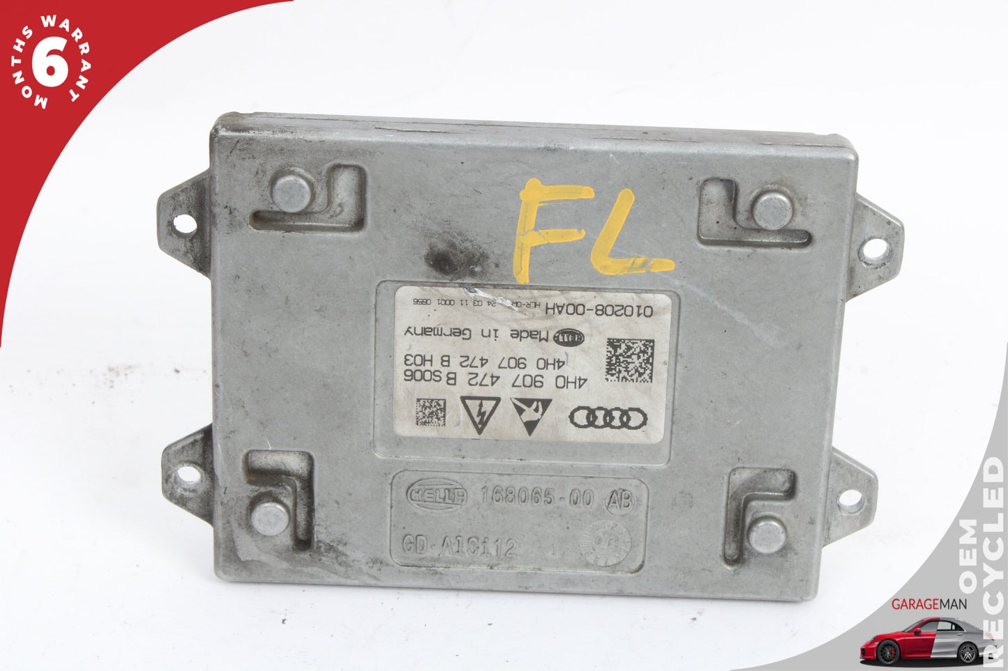 11-15 Audi A6 C7 Sedan Headlight Control Module 16806400AB Genuine