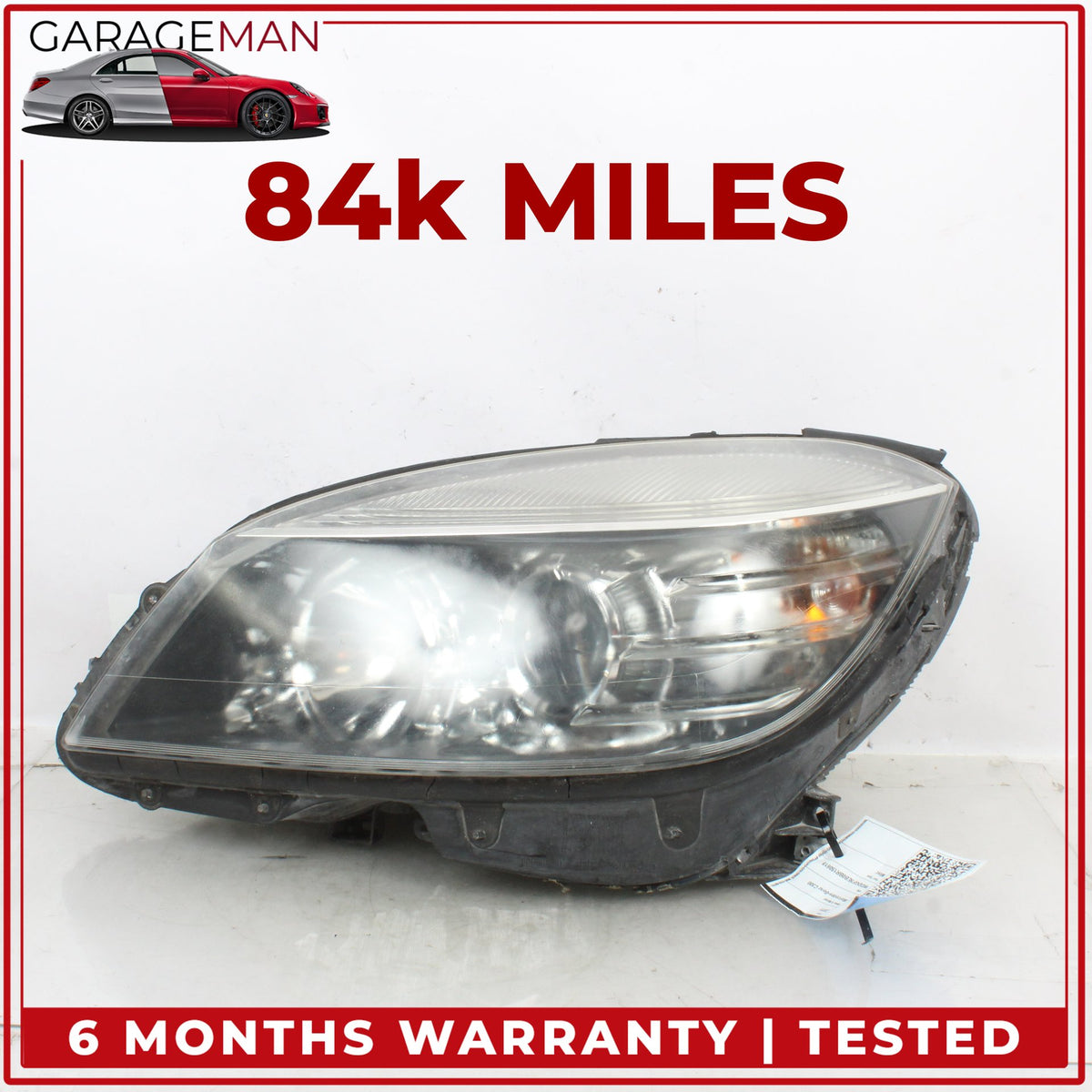 2008-2011 Mercedes W204 C300 Front Left Driver Side Halogen Head Light Lamp OEM