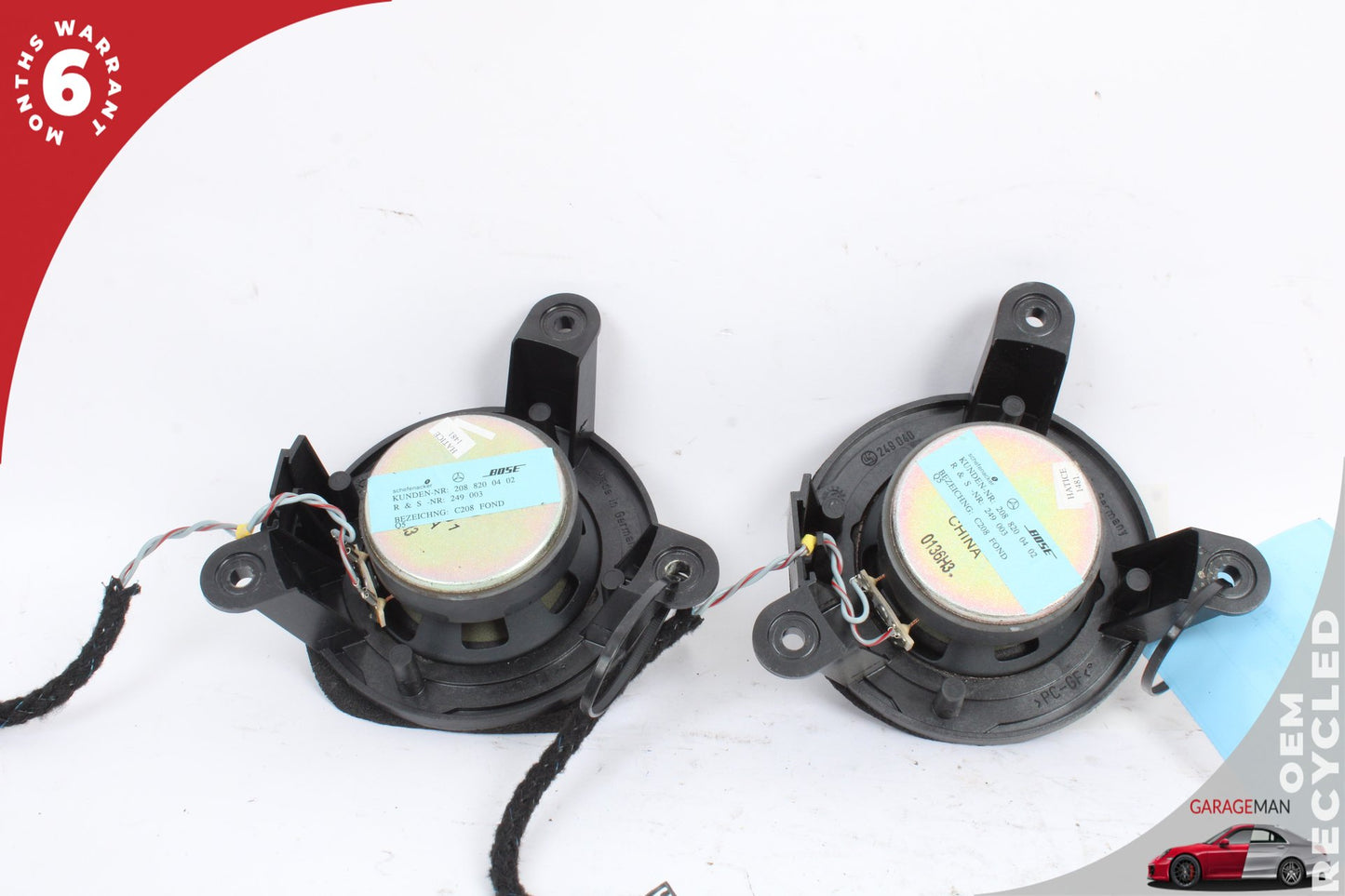 1998-2003 Mercedes-Benz CLK55 AMG W208 Front Left and Right Door Audio Speaker