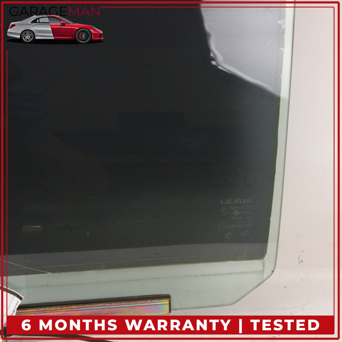 2001-2006 Lexus LS430 XF30 Rear Left Driver Side Door Window Glass OEM