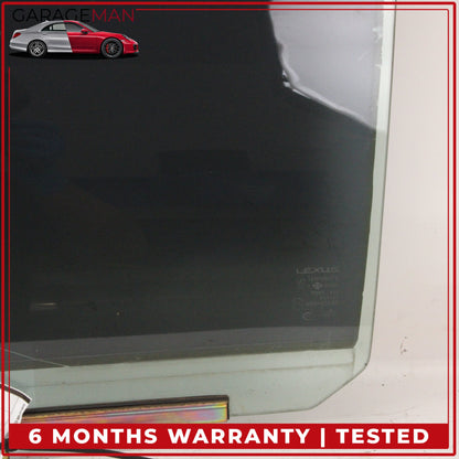 2001-2006 Lexus LS430 XF30 Rear Left Driver Side Door Window Glass OEM