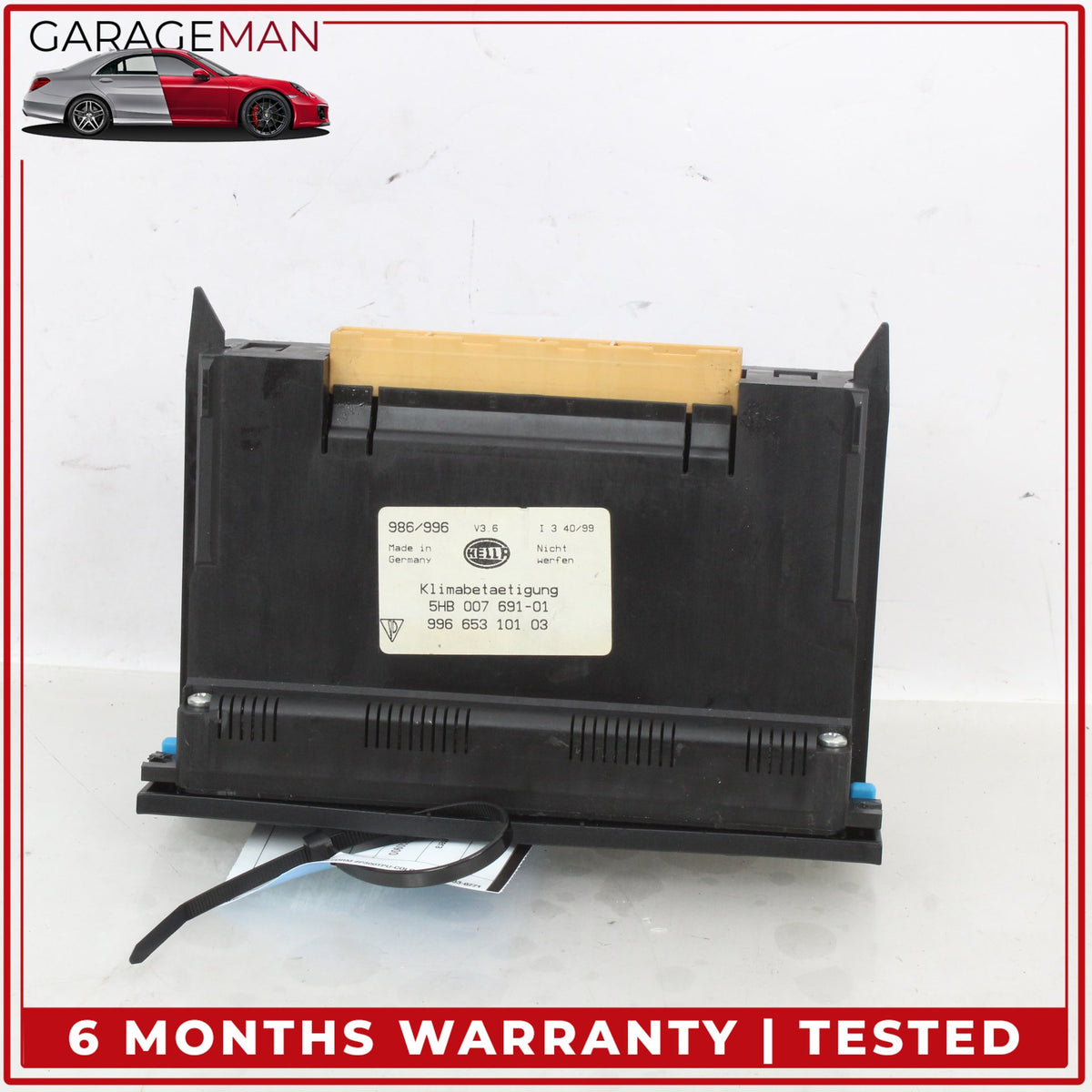 1997-2005 Porsche 911 Carrera AC Temperature Climate Control Switch Panel OEM