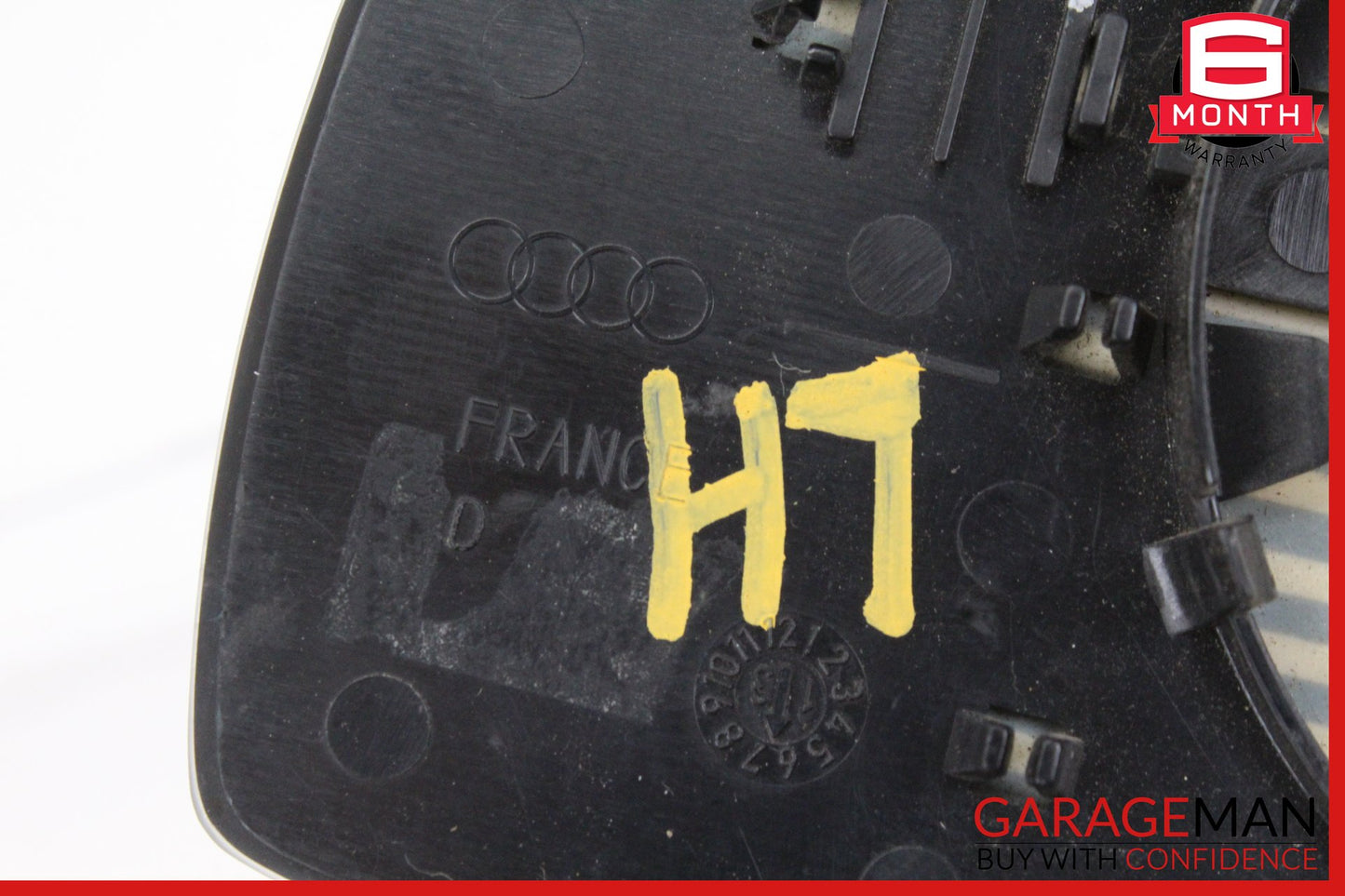 2008-2015 Audi TT 8J Front Left Side Door Rear View Mirror Glass 8J0857535C OEM